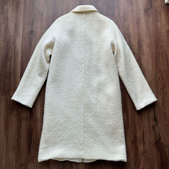 Authentic Fendi Vintage Ivory Cream Natural Mohair Wool Blend Knit Coat 42 XS - Picture 4 of 17